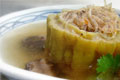 Clear Soup of Bitter Gourd Stuffed with Pork and Vermicelli