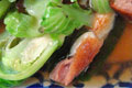 Stir-Fried Brussels sprout with Salted Queenfish