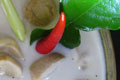 Chicken Galangal Coconut Soup tom kha gai ; ต้มข่าไก่