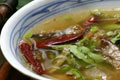 Post image for Sour and Spicy Smoked Dry Fish Soup <br />(ต้มโคล้งปลากรอบ ; dtohm  khlohng bplaa graawp)