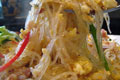 Cured Pork Fried with Glass Noodles and Egg
