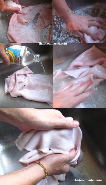 cleaning-pork-skin cleaning-pork-skin