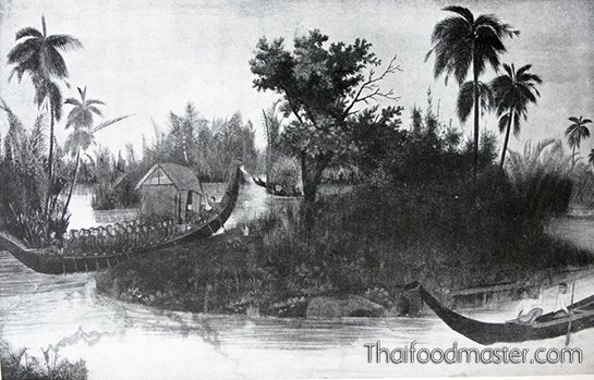 King Tiger and The Streeman From a painting by a Siamese artist. circa early 1900s